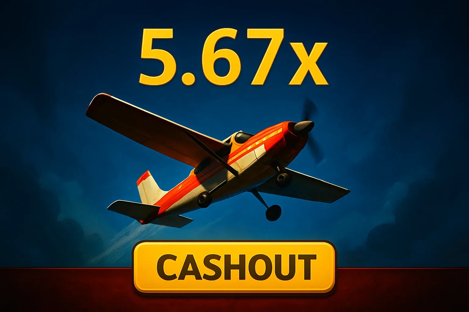 Small plane soaring upward with 5.67x multiplier in Philippine casino
